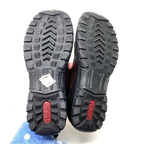 Rieker Leather Walking Shoes L7178-25, Brown - Picture 6 of 7